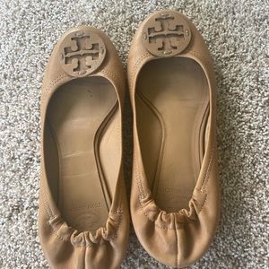 Tory Burch Tan Flats 7.5